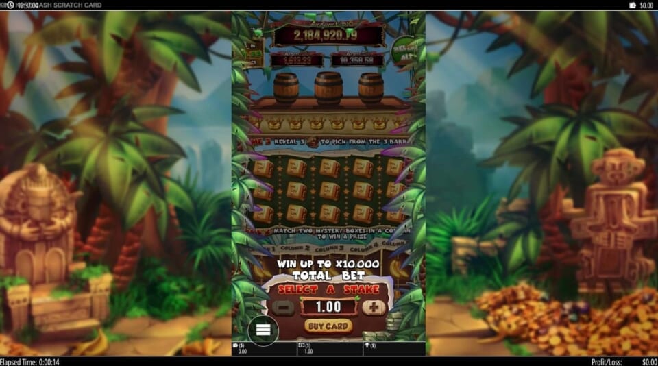 KING KONG CASH SCRATCHCARD(キングコングキャッシュスクラッチカード)