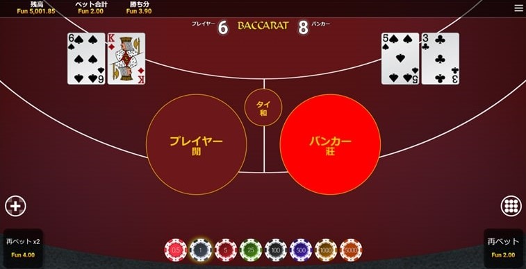 バカラの31システム法6