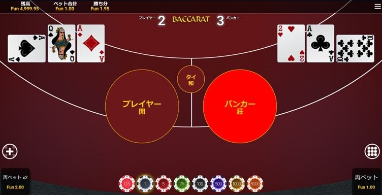 バカラの31システム法4