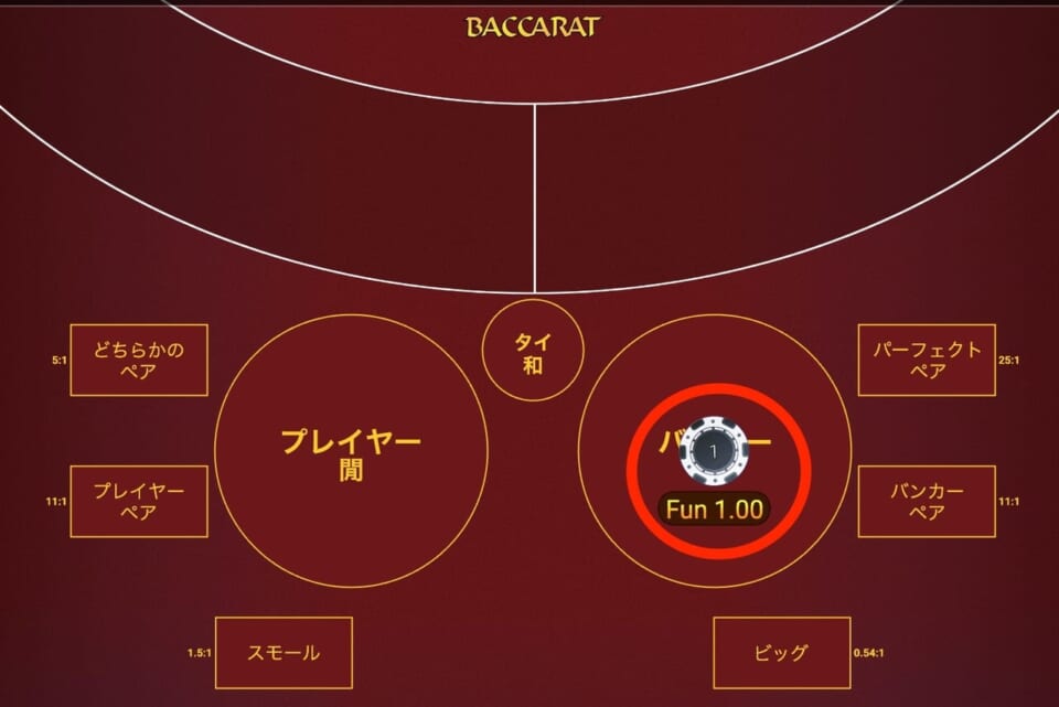 バカラ バンカーベット