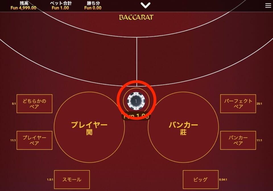 バカラ タイベット