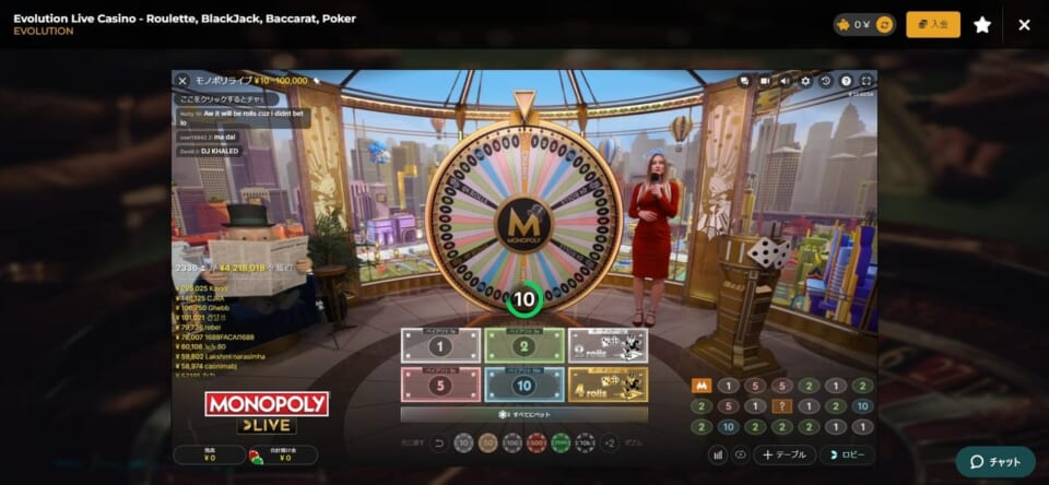 MONOPOLY LIVE(モノポリー・ライブ)