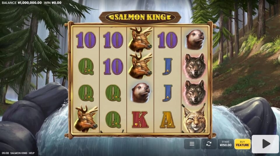 キャッシュプライズが魅力 Salmon King(サーモンキング)