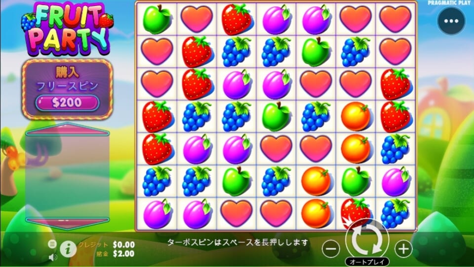 2023年5月17日(木)の対象ゲームは Fruits Party(フルーツパーティ)