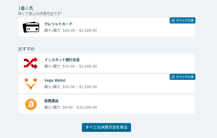早くて安心の決済方法です!