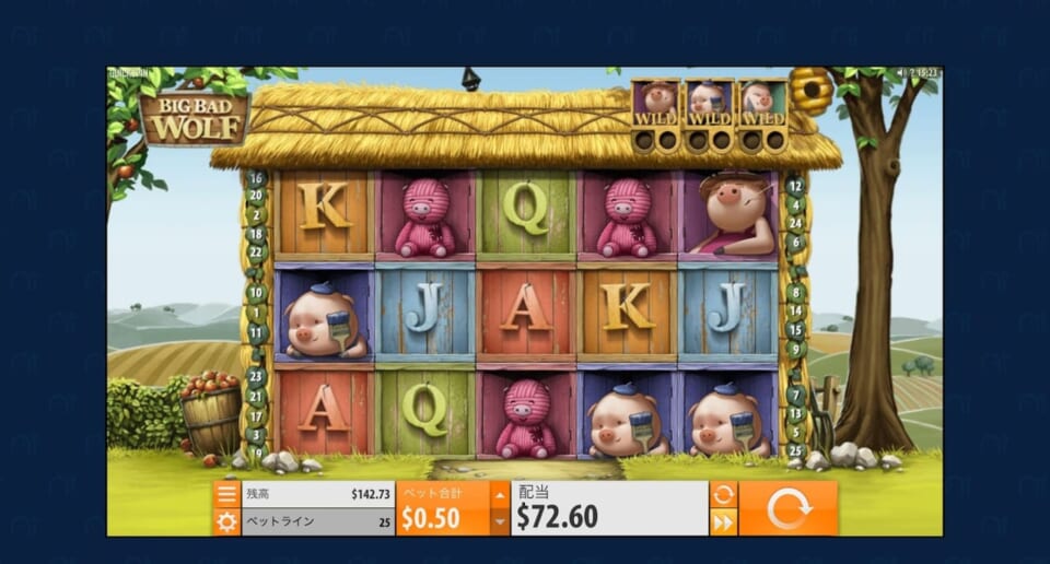 結果として$72.60の大勝利!