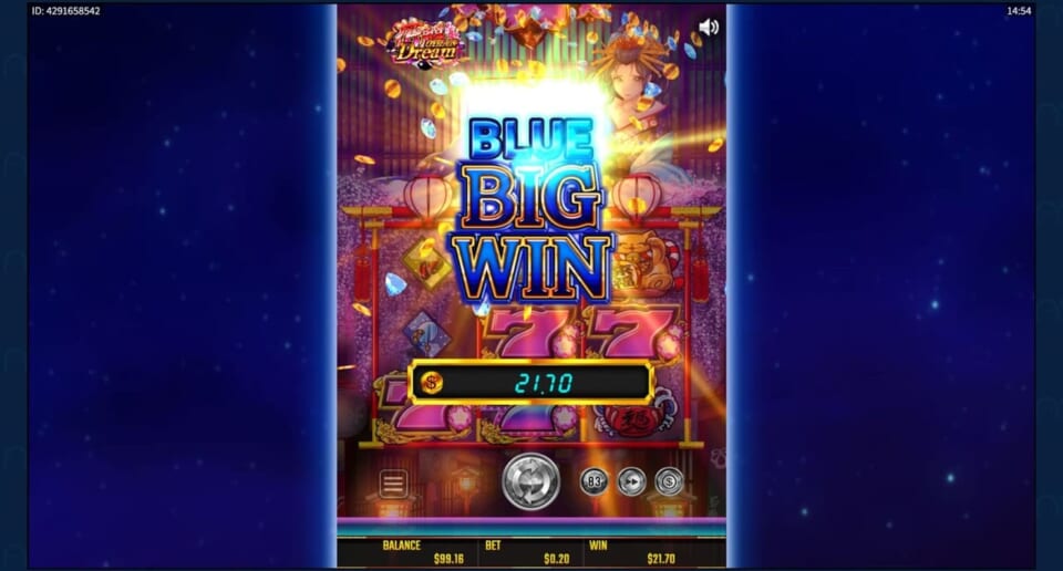 フリースピンの結果は…21.70ドル!!!