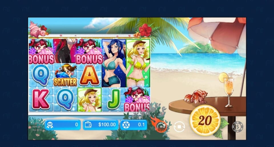 ボーナスシンボルが3つ揃ってボーナスゲーム途中〜!!!