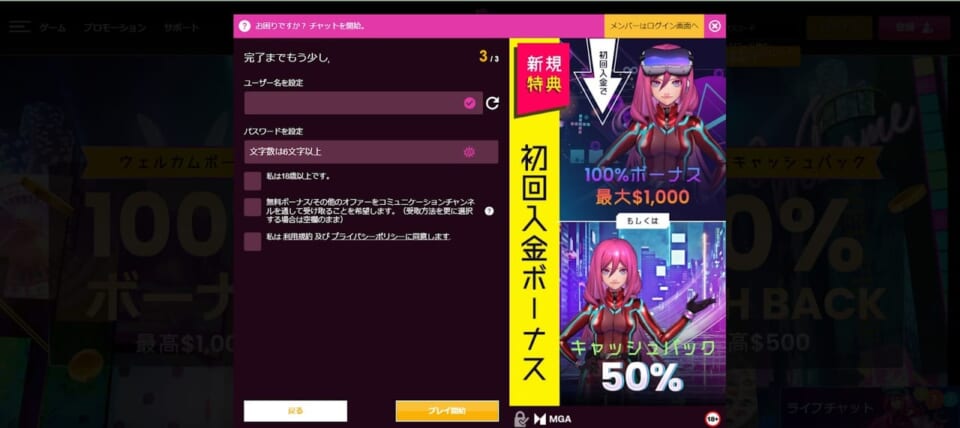 ②入力情報は3ページに分けられているので、それぞれ順に埋めていきます。