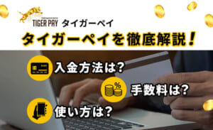 タイガーペイを徹底解説！ 入金方法は？手数料は？使い方は？