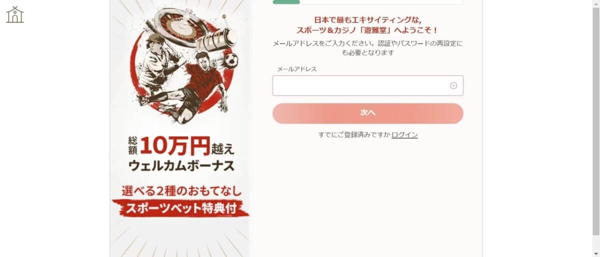 メールアドレスをご入力ください