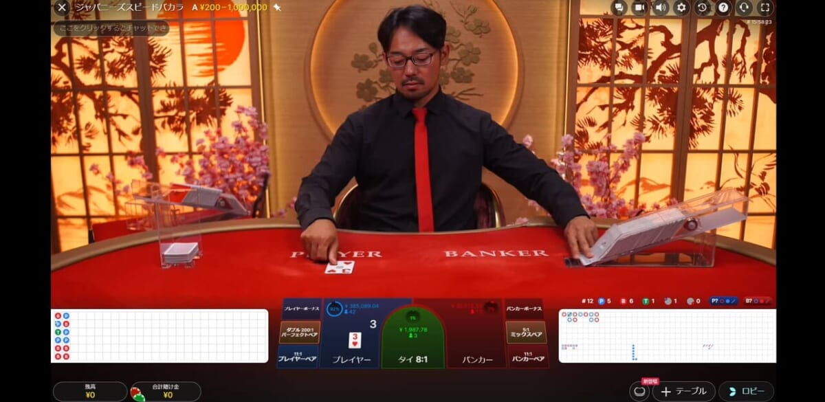 Japanese Speed Baccarat(ジャパニーズスピードバカラ)