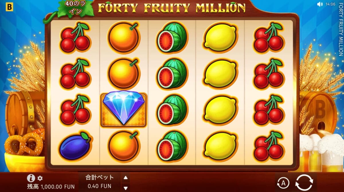 Forty Fruity Million(フォーティ・フルーティ・ミリオン)