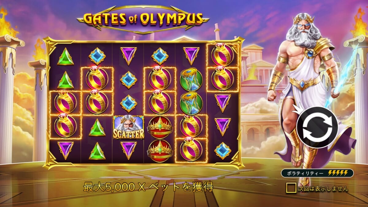 トラストダイス Gates of Olympus