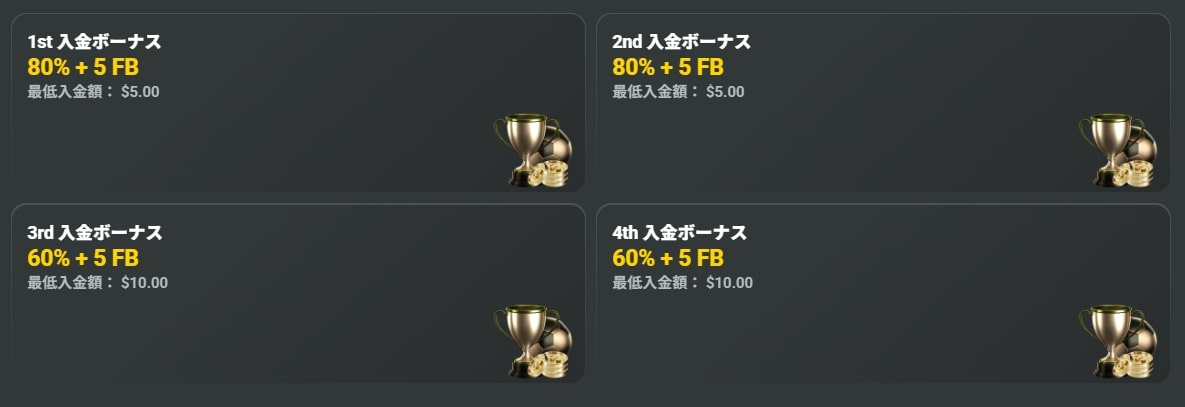 JBカジノのスポーツ入金ボーナス